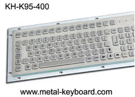FCC 95 Tuşlu Panel Montajlı Endüstriyel Klavye, Trackball Standart PC Düzeni ile
