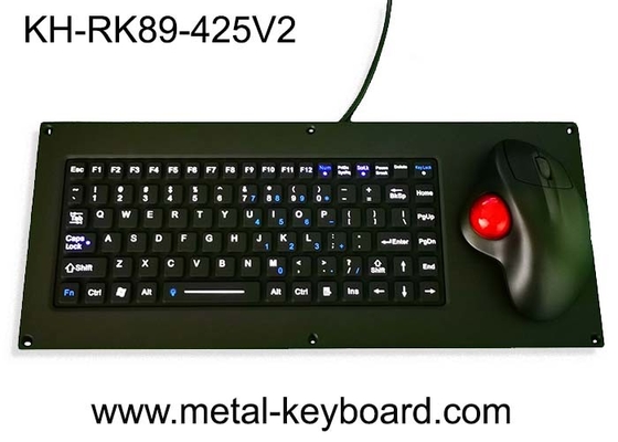 Ergonomik Trackball Mouse ile IP65 Silikon Klavye USB Panel Montajlı Klavye
